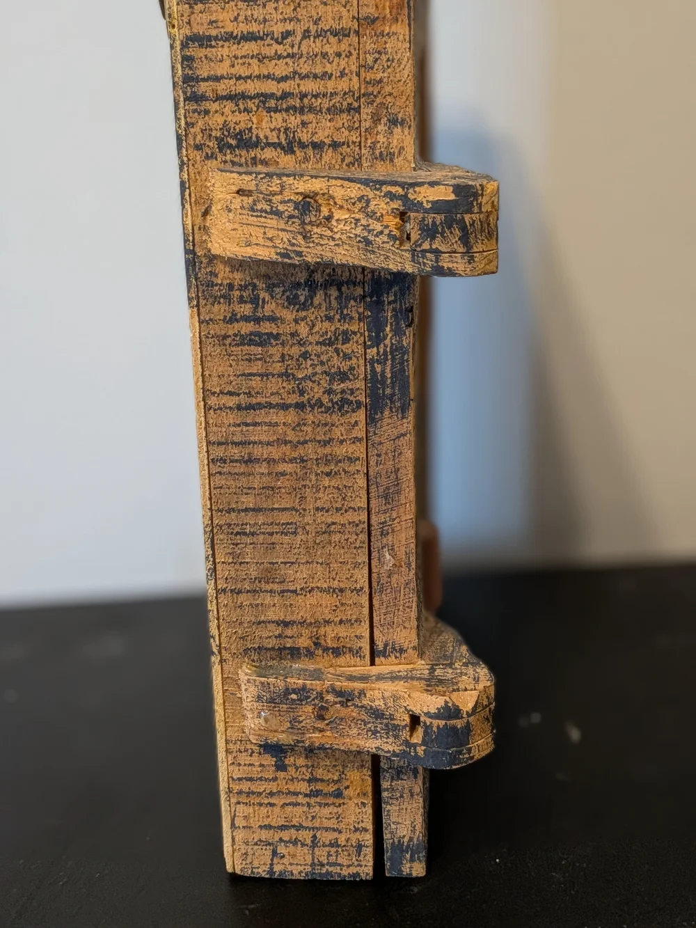 Rustic Nautical- Themed Wooden Hanging Key Cabinet